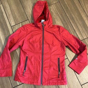 Free country pink soft shell jacket size S